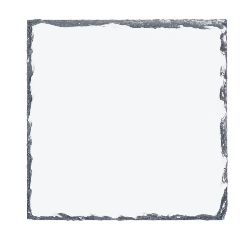 Leisteen Gedenksteen Vierkant 15x 15 cm