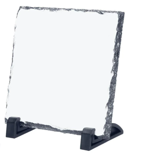 Leisteen Gedenksteen Vierkant 15x 15 cm